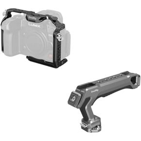 SMALLRIG Quick Release Cage & Top Handle for Panasonic LUMIX GH7/GH6 with Quick Release Slider
