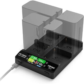 Accsoon TopRig 100W 4-Bay NP-F Fast Charger (BC-01)