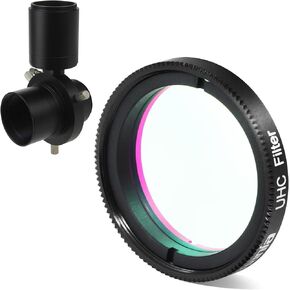 Astromania Deluxe Off-Axis Guider - Bundle with - 1.25" UHC (Ultra High Contrast) Filter