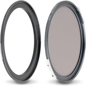 NiSi - JetMag Pro 82MAG True Color CPL Filter + 82mm-82MAG Adapter Ring Bundle - Magnetic Circular Polarizer for 82mm Lenses, Nano Coated Optical Glass, Ultra-Slim Frame, Twist-Lock