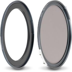 NiSi - JetMag Pro 82MAG True Color CPL Filter + 77mm-82MAG Adapter Ring Bundle - Magnetic Circular Polarizer for 77mm Lenses, Nano Coated Optical Glass, Ultra-Slim Frame, Twist-Lock
