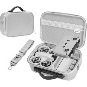 FPVtosky Neo Carrying Case Drone Portable Bag for DJI Neo Fly More Combo Compact Bag with RC-N3 Storage Drone Accessories Black