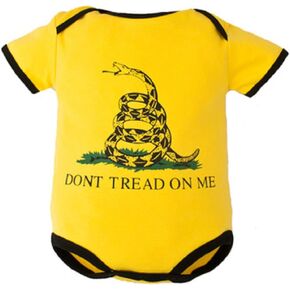Clothing Don't Tread On Me 1pc Bodysuit,3-6 Months, Yellow, 3-6 Months 9004 9004:9004-3/6
