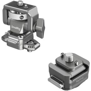 SMALLRIG Quick Release Camera Monitor Mount with Integrated NATO Rail and HawkLock H21 Universal Quick Release Mount Plate Kit