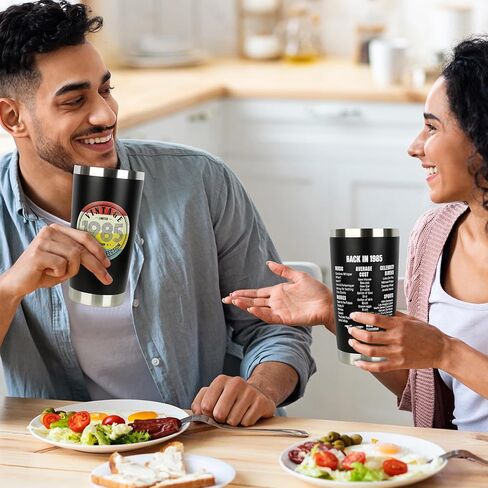 هدايا عيد الميلاد الخمسين للنساء الرجال - 1975 عيد ميلاد خمر خمر تومبلر - ديكورات عيد ميلاد الخمسين أفكار لها أفكار له - هدايا عيد ميلاد عمرها 50 عامًا للرجال الذين يديرون 50 فكرة هدية in Kuwait