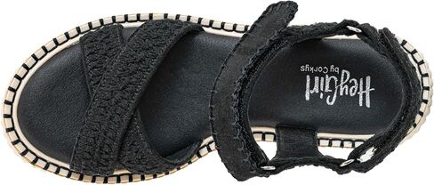 Corkys Footwear Women's Total Catch Sandals: Criss-Cross Style Straps with 1.75-Inch Platform and Secure Hook And Loop Ankle Closure for Comfort and Fashion in Saudi Arabia
