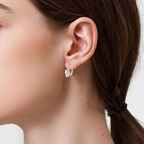 Hypoallergenic Horse Stud Earrings 925 Sterling Silver Cute Animal Stud Earrings Horse Jewelry Gifts for Women Girls, Rose Gold in Kuwait