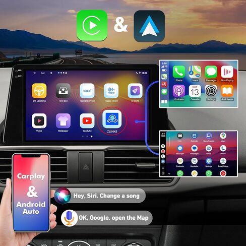 ستيريو سيارة 4+64G Android 13 Double Din لسيارة Mazda 3 Axela 2014-2019 مع شاشة لمس 9 بوصة وراديو مدمج لاسلكي Carplay/Android Auto/GPS/Bluetooth/FM/AUX-in/عناصر التحكم في عجلة القيادة/كاميرا احتياطية in Kuwait