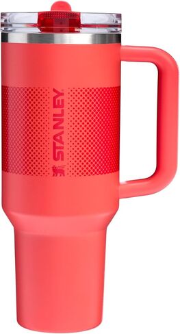 Stanley Quencher ProTour Flip Straw Tumbler with Leakproof Lid 30 oz | Built-In Straw & Handle | Cupholder Compatible for Travel | Insulated Stainless Steel Cup | BPA-Free | Rose Quartz Solid in Saudi Arabia