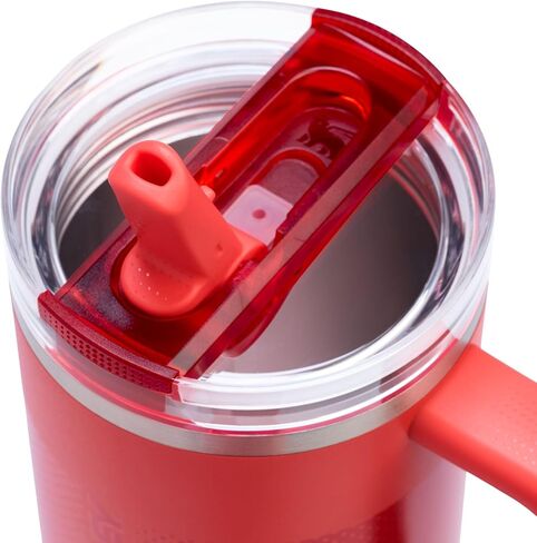 Stanley Quencher ProTour Flip Straw Tumbler with Leakproof Lid 30 oz | Built-In Straw & Handle | Cupholder Compatible for Travel | Insulated Stainless Steel Cup | BPA-Free | Rose Quartz Solid in Saudi Arabia