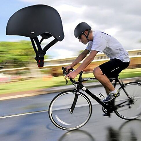 Adjustable Skateboard Skate Helmet with Protective Gear Knee Pads Elbow Pads Wrist Pads for Youth Outdoor Sports, BMX, Skateboard, Scooter, Bike, Roller, Kid's Protective Gear Set Black L in Kuwait