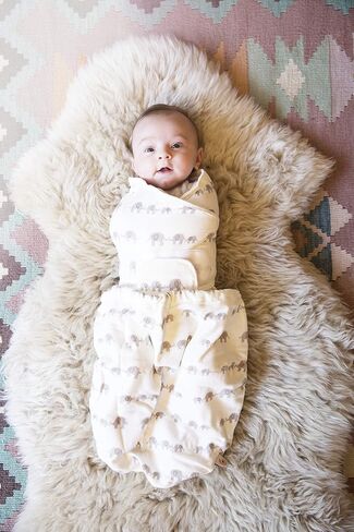 Ergobaby Original Swaddler ، مقاس واحد ، حزمة واحدة ، الفيل in Saudi Arabia