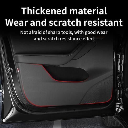 Car Door Anti Kick Pad for 2024 2025 Tesla Model 3 Accessories Protector Mat Dirty Collision Stickers Interior in Saudi Arabia