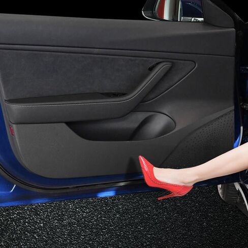 Car Door Anti Kick Pad for 2024 2025 Tesla Model 3 Accessories Protector Mat Dirty Collision Stickers Interior in Saudi Arabia
