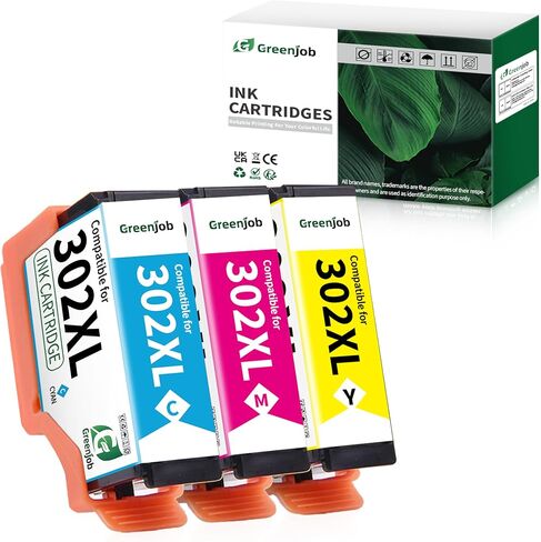 302XL Ink Cartridges Remanufactured Replacement for Epson 302XL Ink Cartridges Multipack 302 XL T302XL T302 for Expression Premium XP-6100 XP6100 XP6000 XP-6000 Printer (1BK,1PBK,1C,1M,1Y) in Saudi Arabia