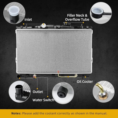 DWVO Radiator Compatible with 2011-2014 Hyundai Sonata 2012-2017 Azera 2011 2012 2013 2014 2015 Kia Optima 2014-2016 Cadenza 2.4L 3.3L V6 L4 in Saudi Arabia