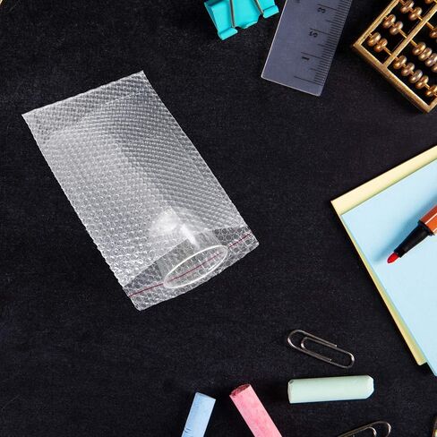 100PCS Bubble Out Bags 7"x 8-1/4"Clear Bubble Mailers, Self-Sealing Double Walled Bubble Pouch Bags for Packing, Moving, Shipping, Mailing, Bubble Cushioning Wrap Bags in Kuwait