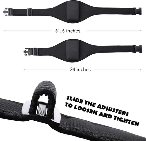 2 Pack Mic Belt - Microphone Belt with Innovative Rubber Band Lock - Improved Adjustability Comfortability Durability For Fitness Instructors, Fitness Class,Public Speaking,Theatre in Saudi Arabia