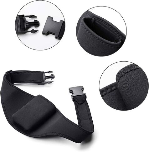 2 Pack Mic Belt - Microphone Belt with Innovative Rubber Band Lock - Improved Adjustability Comfortability Durability For Fitness Instructors, Fitness Class,Public Speaking,Theatre in Saudi Arabia