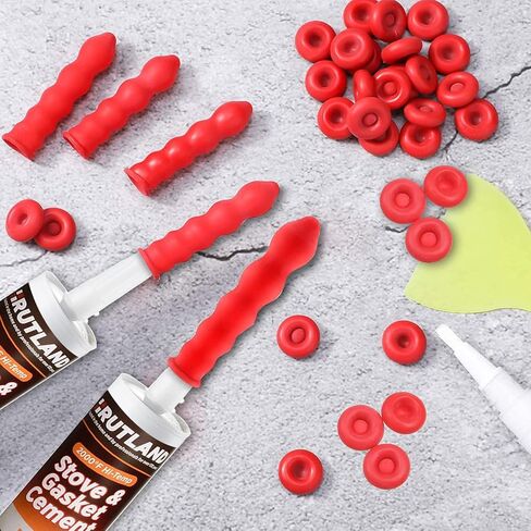 10/20/70/80/100 Pcs Caulk Tube Latex Sealing Caps, Universal Fit Caulk Saver Cap Reusable Cover Sealer for Sealing and Preserving Open Caulking Tube Red (Pack of 20) in Kuwait