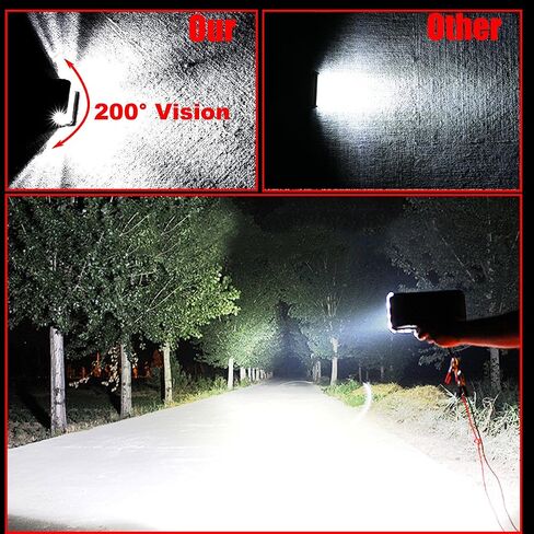 القرون LED، Muto-Beam 5 بوصة ثنائي الجانب مطلق النار رباعي الصف الأصفر أضواء الضباب LED بقعة الفيضانات كومبو ضوء بار مقاوم للماء على الطرق الوعرة ضوء LED ضوء العمل لشاحنة UTV ATV SUV Boat، ضمان 3 سنوات in Kuwait