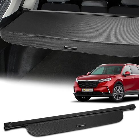 غطاء شحن AUXMART لسيارة Honda CR-V CRV 2023 2024 غطاء أمان صندوق السيارة قابل للسحب مع نسيج قماش خلفي مقاوم للماء لسيارة Honda CRV غطاء حقيبة السيارة (يشمل الهجين) in Kuwait