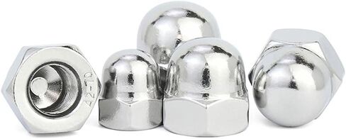 5/16-18 Acorn Cap Nuts 5/16" Dome Head Acorn Hex Nut,18-8 Stainless Steel Hardware Nuts,Bright Finish, Fully Thead Coverage,Quantity 40Pcs (5/16-18x40) in Saudi Arabia