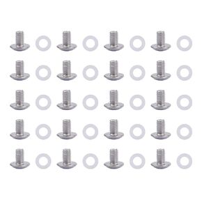 GeeekPi #10-32 x 5/16" Pan Head Screws with Washers for DeskPi RackMate T1/T0/T2 Rackmount/Server Cabinet (30)
