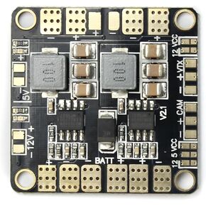 Matek Power Hub Power Distribution Board with Double BEC 5V & 12V Output and Efficient for Quadcopter