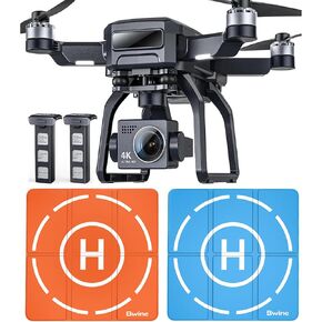 Bwine F7GB2 Drone with Camera for Adults 4K with 2 Batteries + Bwine Waterproof Landing Pad