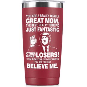 Mothers Day Gift for Mom from Daughter Son Kids, Best Mom Gifts for Birthday Mother's Day Christmas Retirement Wife Stepmother Mother-in-Law, Moms Coffee Mug - 20oz Insulated Tumbler