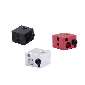 3D Printer Heating Aluminum Maketbot Heated Block for Block Heating Block for J-Head Extruder Hotend 16 * 16 * 12mm (Mix-3pcs (B))