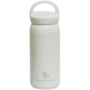 Dr.mito Thermo bottle Vacuum-Sealed, Sweat-Proof, Durable Stainless Steel with Sleek Design, Ideal for Outdoor Adventures White