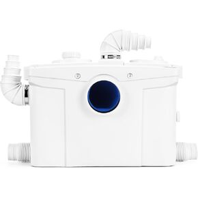 [Upgraded Version] 800W Utility Sink Pump, | PCB Function | 1 HP Drain Pump Upflush to 36ft/11 m, 2200GPH Sump Pump with 4 Water Inlets 1 Outlets for Basement, Laundry, Sink,/Pro