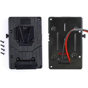 V-Lock V Mount to Gold Mount Battery Adapter Plate Converter Compatible with All V Mount Battery, DIY