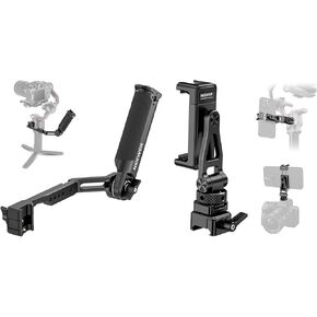 NEEWER Adjustable Sling Handle Grip with Metal Phone Tripod Mount Compatible with DJI Ronin RS3 Mini RS 3 Pro RS 2 RSC 2 Gimbal Stabilizer for Low Angle Shot, Max Load 13.2lb