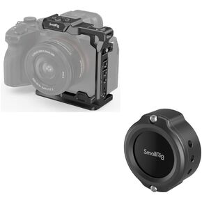 SmallRig Camera Half Cage for Sony Alpha 7R V/Alpha 7 IV/Alpha 7S III/Alpha 1/Alpha 7R IV Cage and Cage for AirTag