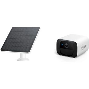 eufy Security SoloCam C210 with Solar Panel (3W), Wireless Outdoor Camera, 2K Resolution, No Monthly Fee, Wireless, 2.4 GHz Wi-Fi, HomeBase 3 Compatible