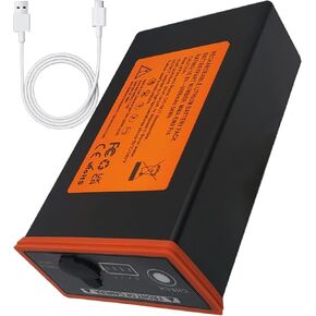 حزمة واحدة لحزمة بطارية Moultrie Edge ، 5000mAh Power Mag بطارية ليثيوم قابلة للشحن ل Moultrie Edge ، Edge 2 ، Edge Pro ، Edge 2 Pro Trail Cameras (تشمل كابل النوع C)