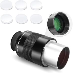 Astromania 2 Inch Dust Caps Set - Bundle with - 2" 56mm Plossl Telescope Eyepiece