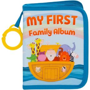 My First Prayer Book | Personalized Prayer Photo Book Album for Newborn, Infant, Baby Toddler, Godchild, Birthday, Baptism, Christening or Dedication (Blue)
