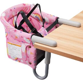 ربط على الكرسي ، مقطع Veeyoo على كرسي عالي طي الكرسي السريع مع حقيبة تخزين ، مقعد لتغذية الطفل المحمولة على الطاولة للمنزل والسفر in Kuwait