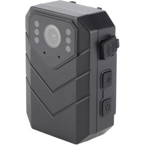 4K Body Camera, 1080P Body Worn Cam Wearable Video Recorder with Night Vision, Loop Record Motion Detection Mini Police Cam for Outdoor Law Enforcement