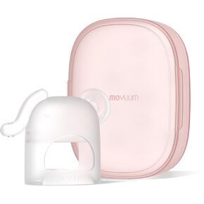 لعبة Elephant Teether - 100 ٪ من السيليكون ، ونوع يمكن ارتداؤها ، لعبة مضغ الأطفال ، هدية الطفل للولودات حديثي الولادة ، لعبة البولي Roly ، ألعاب تسنين السيليكون للرضع والطفل ، نوع سوار ، حزمة من 1 (طبيعي)