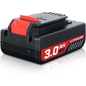 3.0Ah PCC680L Lithium-Ion Replacement for Porter Cable 20V Battery Compatible with Porter Cable Battery 20V PCC685LP PCC680L PCC681L PCC682L Tools