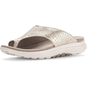 GABOR 46.812 - صندل للنساء - كعب منصة - Oldx Extole - بطانة الألياف الدقيقة - من جلد الغزال اللوز/Micro UK 5.5 (US Women 8) B - Medium