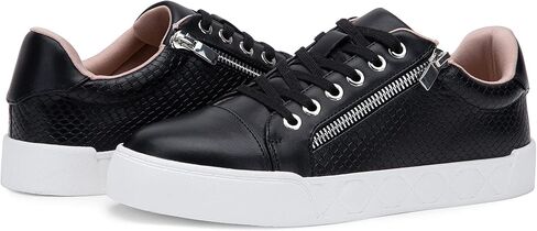 Jeossy Women's Flat Low Top Casual Fashion Sneakers Round Toe Shoes with Zipper in Kuwait