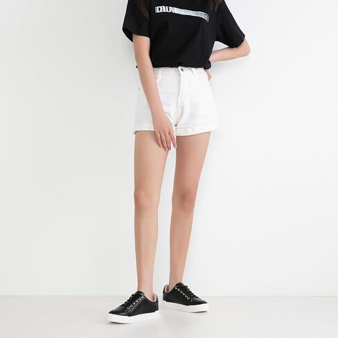 Jeossy Women's Flat Low Top Casual Fashion Sneakers Round Toe Shoes with Zipper in Kuwait