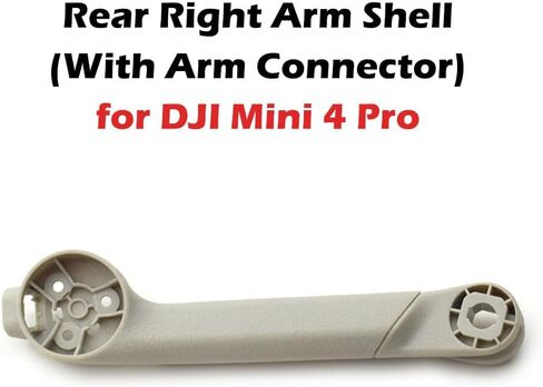 Original Rear Right Arm Shell (With Arm Connector) for DJI Mini 4 Pro Drone, Replacement Drone Repair Parts - New in Kuwait