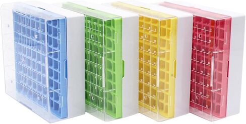 Cardboard Freezer Boxes with Grid Inserts, Moisture-Resistant, Holds 81 Tubes/Vials (1.5-2 mL), Ideal for Laboratory Freezers and Cryogenic Storage – Pack of 5 in Saudi Arabia